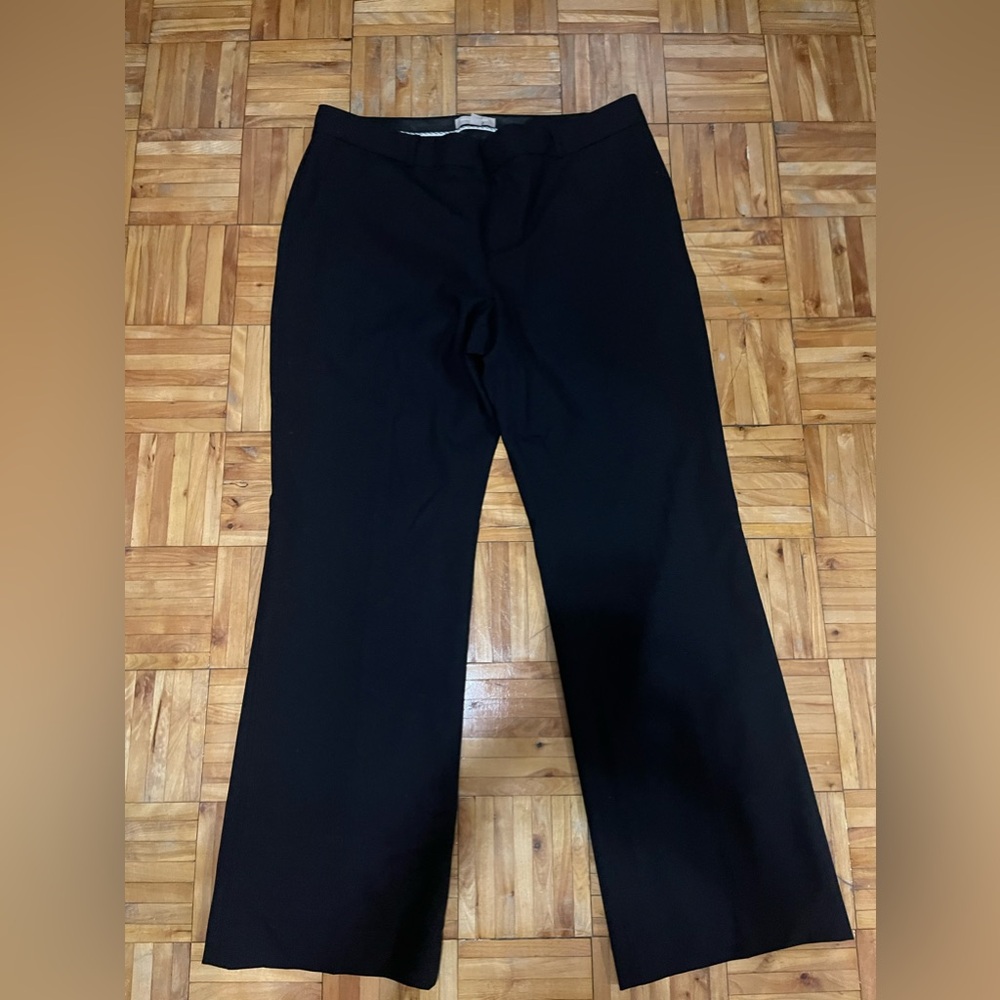 Black trousers lined